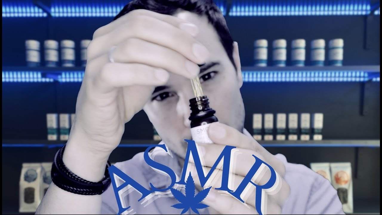 ASMR | Le Vendeur de CBD (tapping, crinkles et flacons)