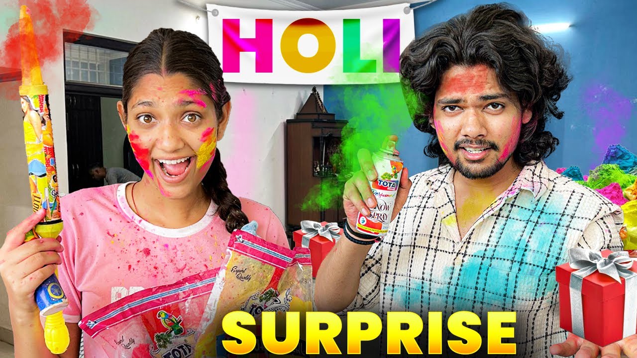Holi ki taiyaari Surprise 😍| The Roamer Amit
