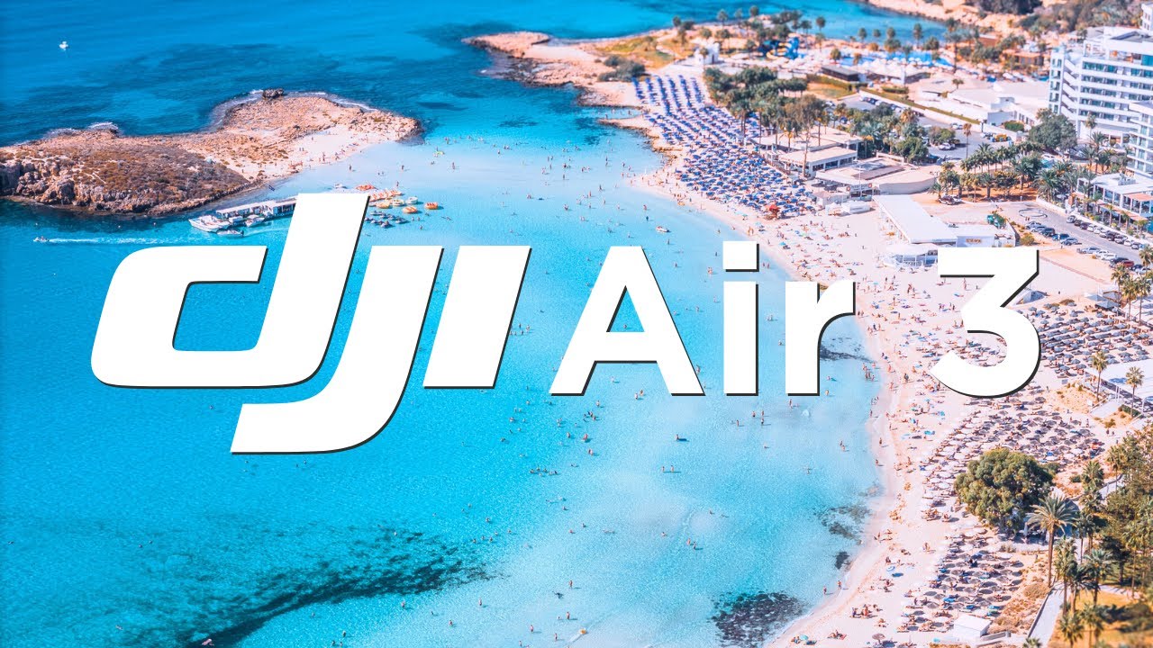 Cyprus from Above: Nissi Beach Cinematic Drone Views with DJI Air 3 🏖️🚁