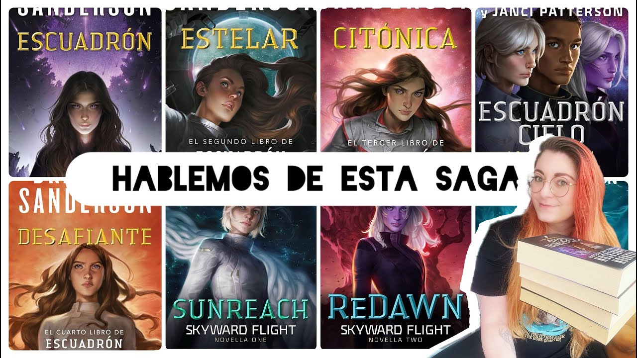 LEÍ ESTA SAGA COMPLETA DE SANDERSON Y NO ME ARREPIENTO👽🛸 | Escuadrón, Estelar, Citónica y Desafiante