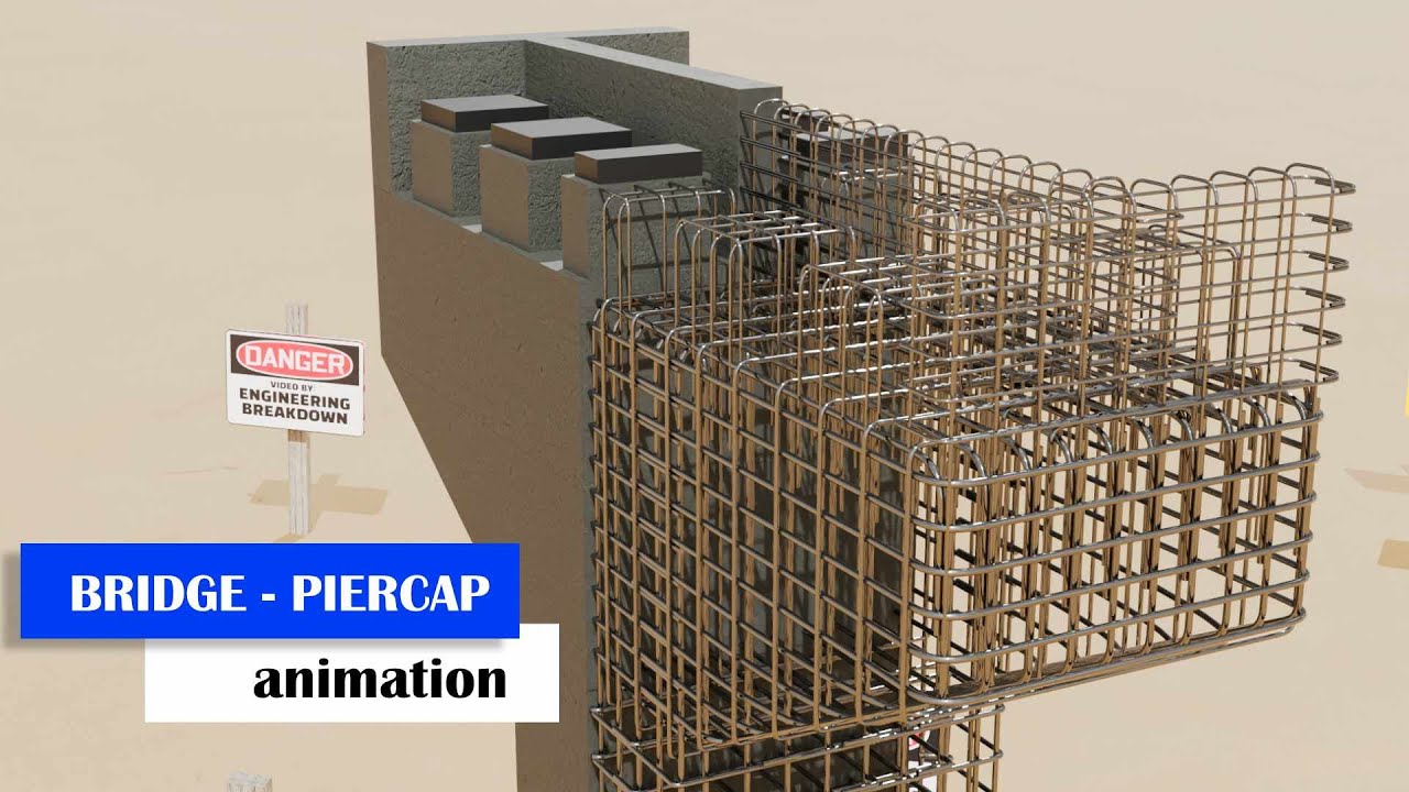 Bridge (Part - 4) - Pier Cap / Transom complete Reinforcement - Step by Step