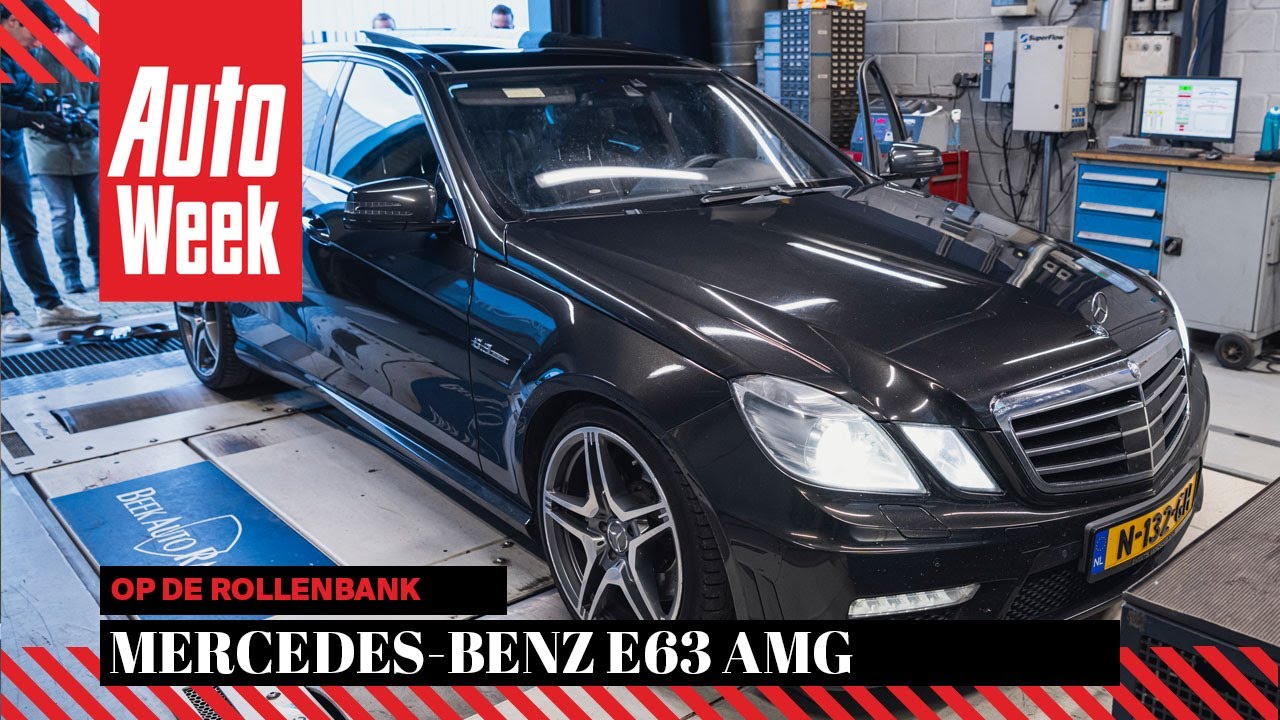 Mercedes-Benz E63 AMG - 2010 - Op de rollenbank