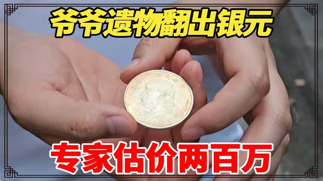 爷爷遗物翻出银元，专家估价两百万，小闫鉴定结果太意外！【小闫打铁镯】