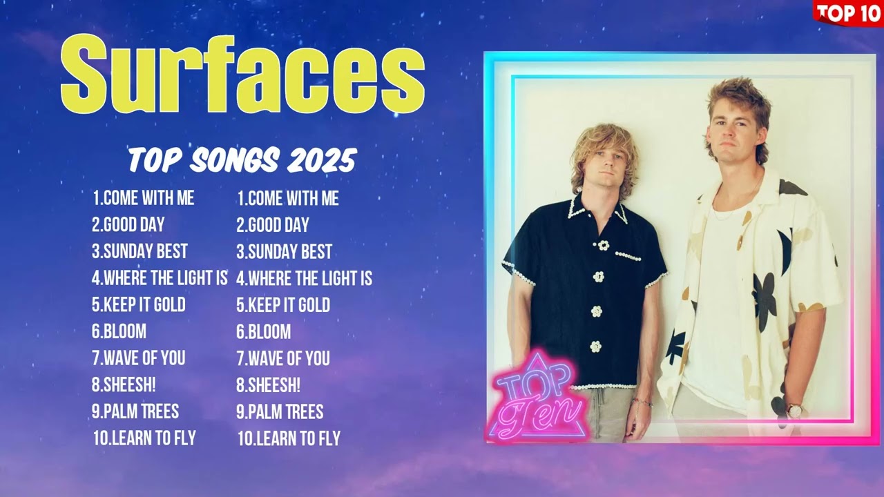 Surfaces 2025 Playlist of Hits ~ Trending Sounds ~ Best Songs to Listen