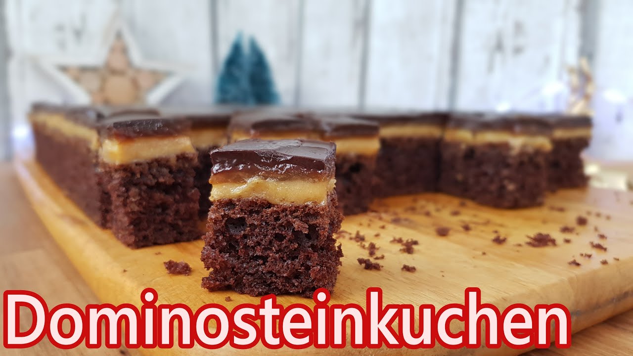 Dominostein-Blechkuchen zum Advent | einfach & schnell | Rezept mit Videoanleitung