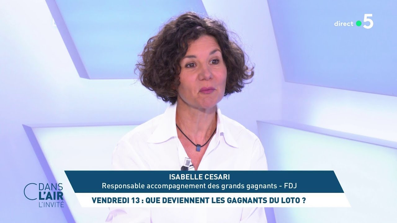 Vendredi 13 : que deviennent les gagnants du loto ? - C dans l'air l'invitée 13.09.2024