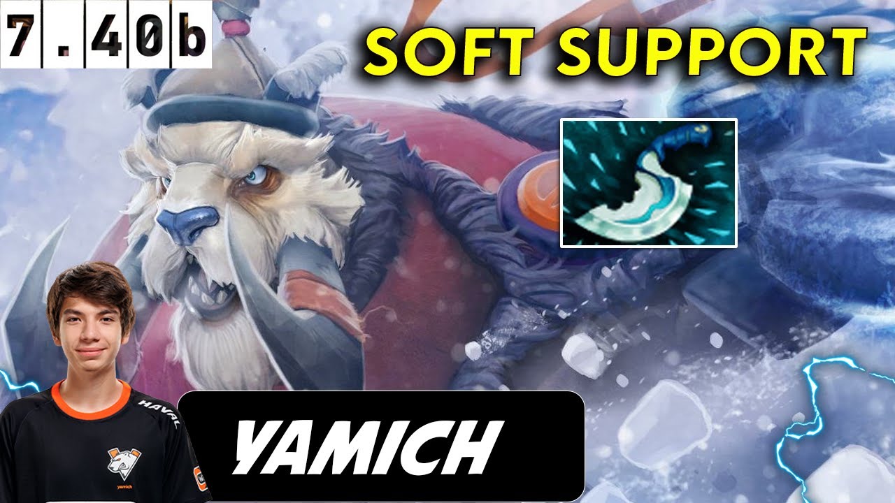 Yamich Tusk Soft Support - Dota 2 Patch 7.40b Pro Player Full Gameplay