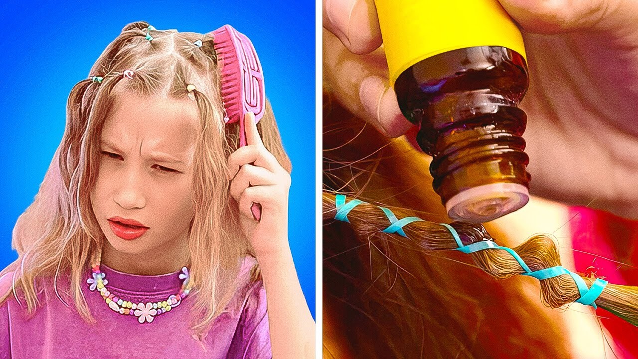 💇 Hey Kids, 😍 Do You Know How To Deal With Tangled Hair? 🪮