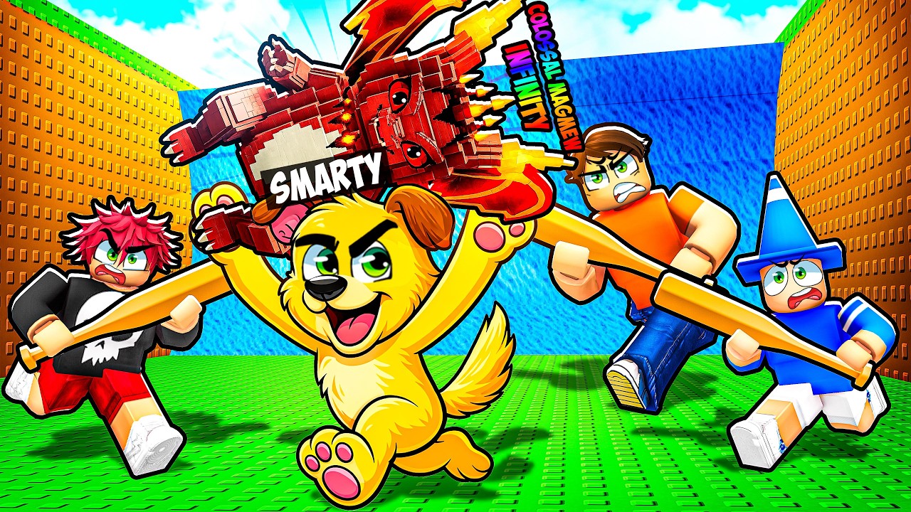 I Became a DOG to Troll my Family in Escape Tsunami for Brainrots...