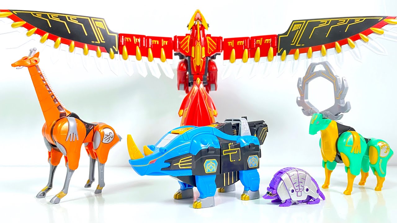 『組立』SMP 百獣合体 ガオイカロス 開封 百獣戦隊ガオレンジャー SMP GaoIcarus GaoRanger 食玩 Japanese candy toys