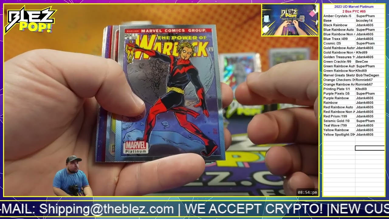 Распаковка коробки Upper Deck Marvel Platinum 2 2023 года. Выберите свой цвет #85