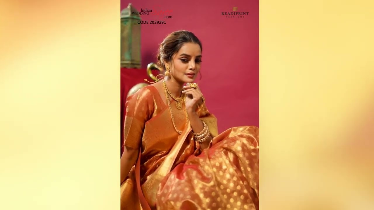 Tissue Traditional Saree in Beige and Brown with Weaving work - 2029291