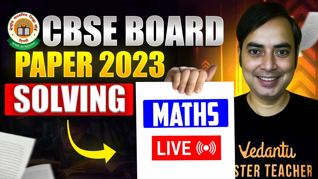 CBSE Class 10 Maths Board Paper 2023 Solution ✍️ | Rajiv Sir