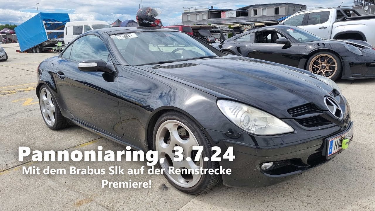 Pannoniaring 3.7.24, der Brabus Slk auf der Rennstrecke. SpeedFaktor