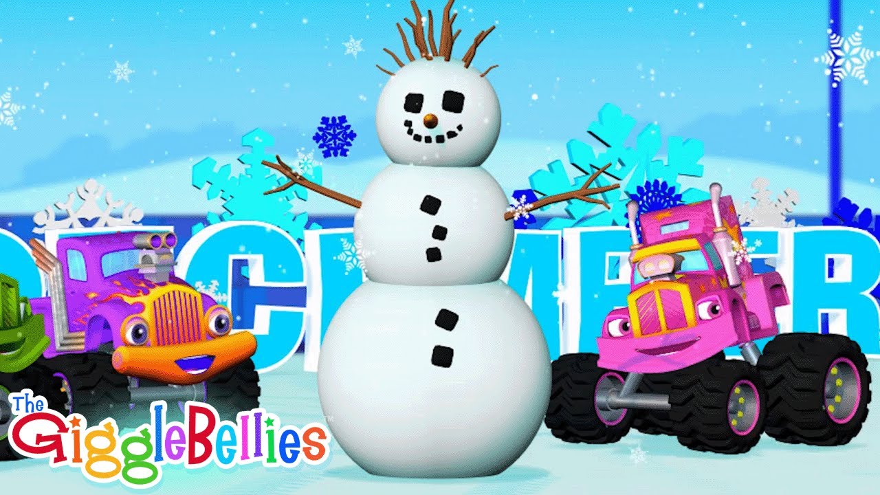 Happy New Year! | Monster Trucks Learn Months of the Year | GiggleBellies