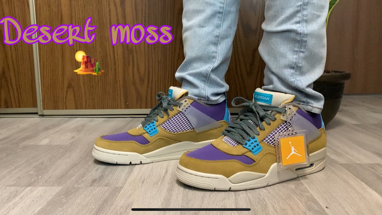 Jordan 4 Retro Union &ldquo;Desert Moss&rdquo;