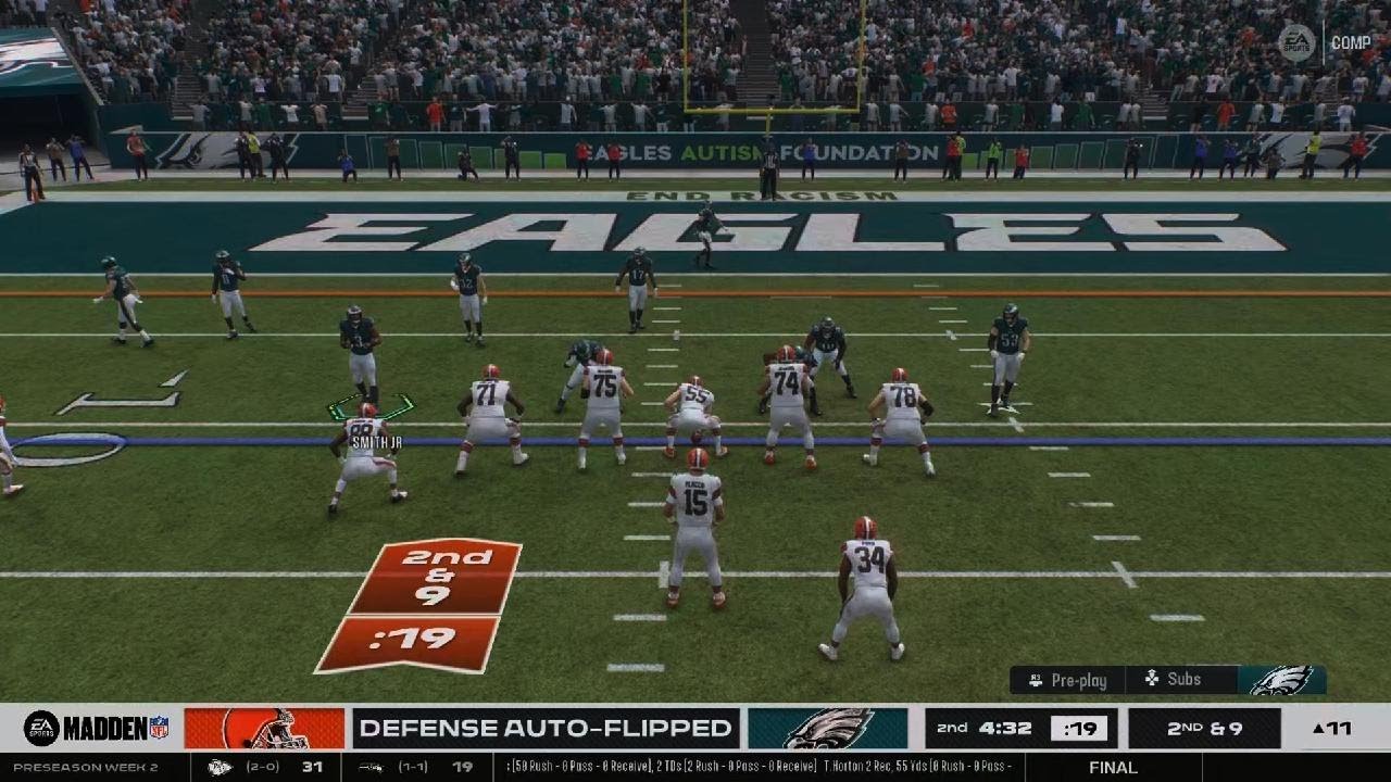 My franchise mode. Pre-season.