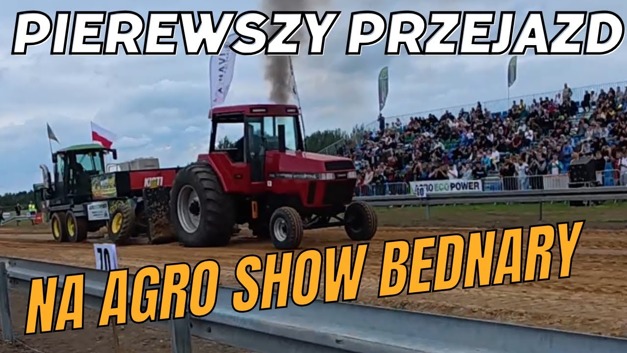 First day at the trade show and we're putting on a Tractor Pulling Poland show.
