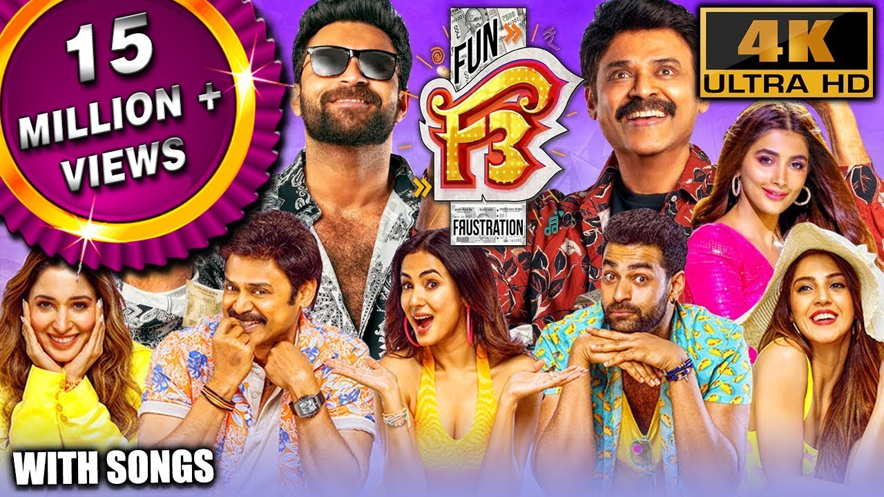 F3 (2025) - New Released Hindi Dubbed Movie With Songs | Venkatesh, Varun Tej, Tamannah, Mehreen