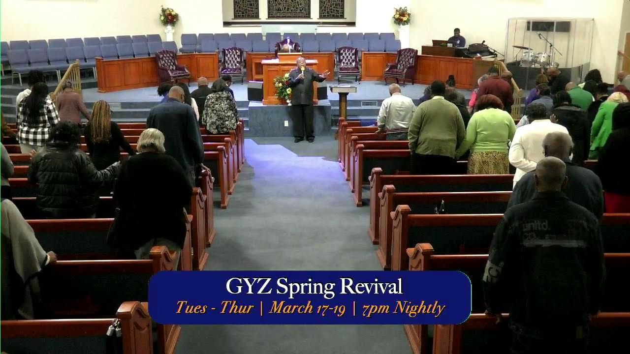 GYZ ANNUAL SPRING REVIVAL -  March 17th, 2026