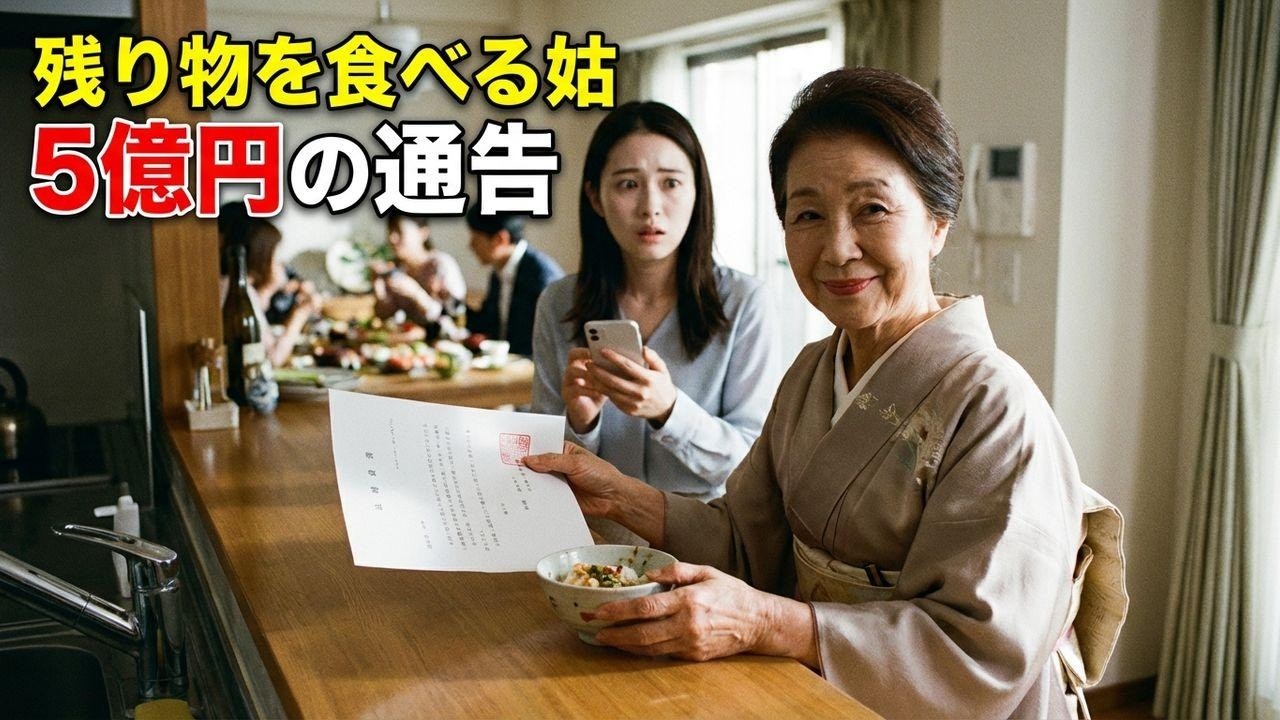 「他人」と冷遇した姑の正体。5億円の資産家が放つ究極の反撃