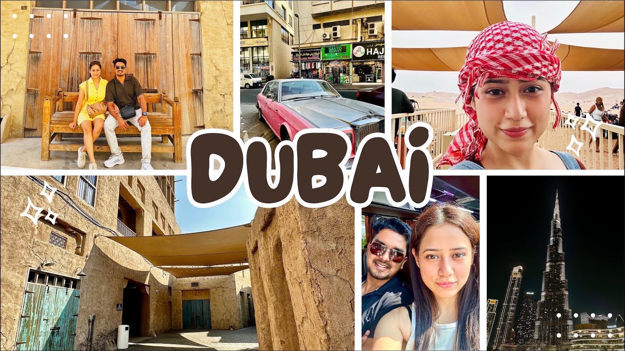 Dubai, Our first Honeymoon destination! | Burj Khalifa, Dessert safari, old Dubai and much more |