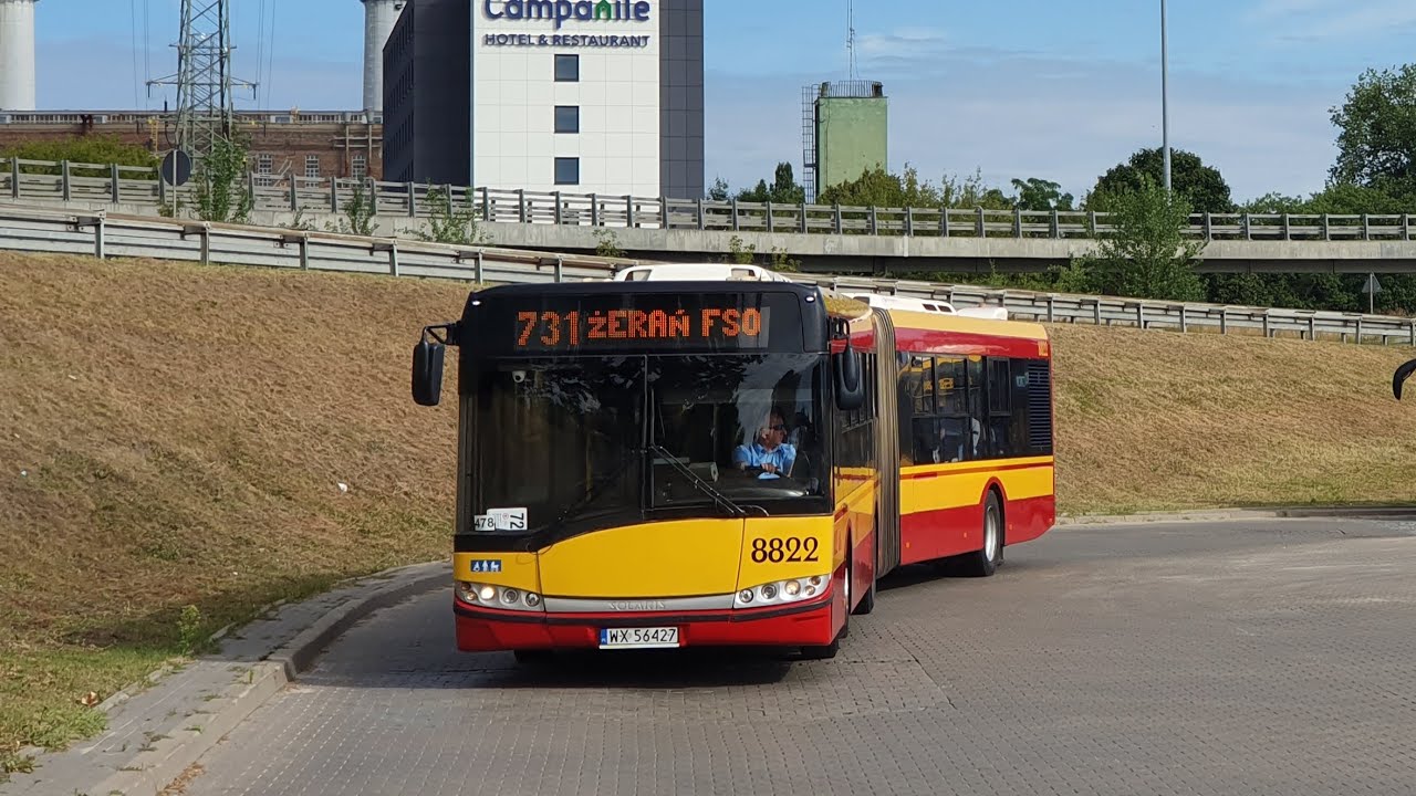 [731] MZA Warszawa - Przejazd SU18 III #8822 na linii 731 ➡️Legionowo Starostwo Powiatowe