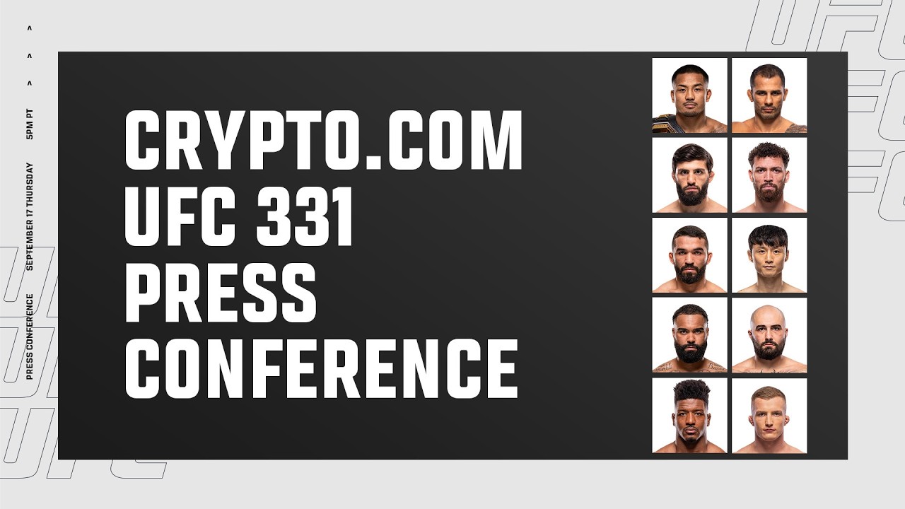 Crypto.com UFC 331: Pre-Fight Press Conference