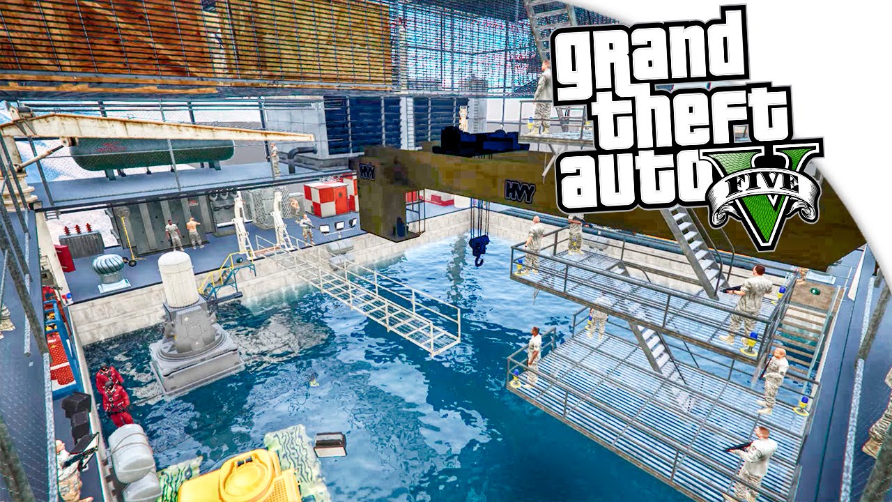 GTA 5 Моды: ЭКСПЕРИМЕНТЫ НАД ИНОПЛАНЕТЯНАМИ! - СЕКРЕТНАЯ ПОДВОДНАЯ БАЗА С ЯДЕРНЫМ ОРУЖИЕМ!