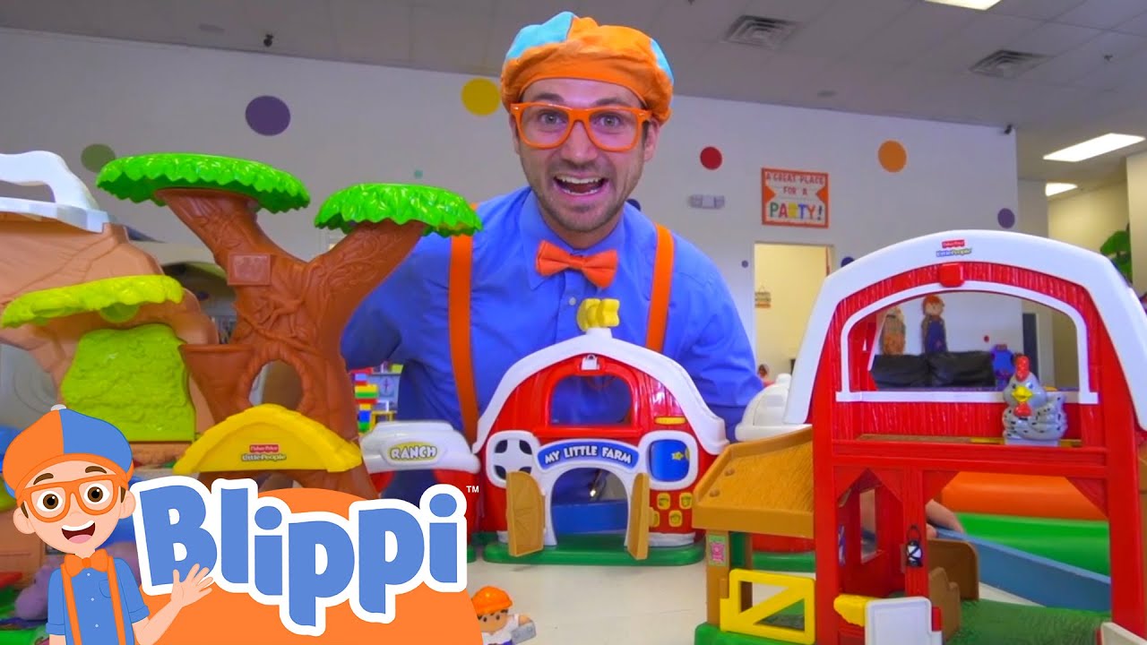 Blippi Visits Fidgets Indoor Playground! | Learn With Blippi | Educational Videos For Kids