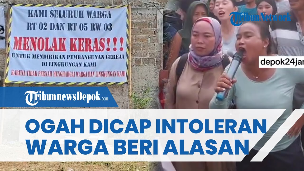 OGAH DICAP INTOLERAN! Ini Alasan Warga Depok Tolak Pembangunan Gereja di Cilodong
