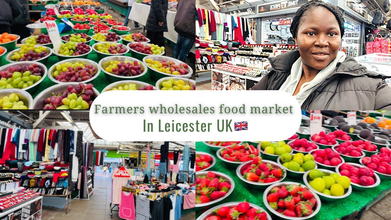 WHOLESALE FOOD Farmers MARKET in Leicester UK🇬🇧| Cheap foodstuffs in UK