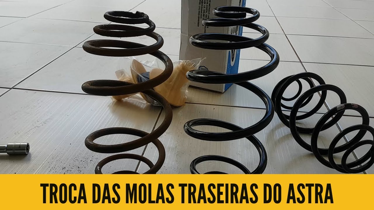 Troca das molas traseiras do Astra Sedan