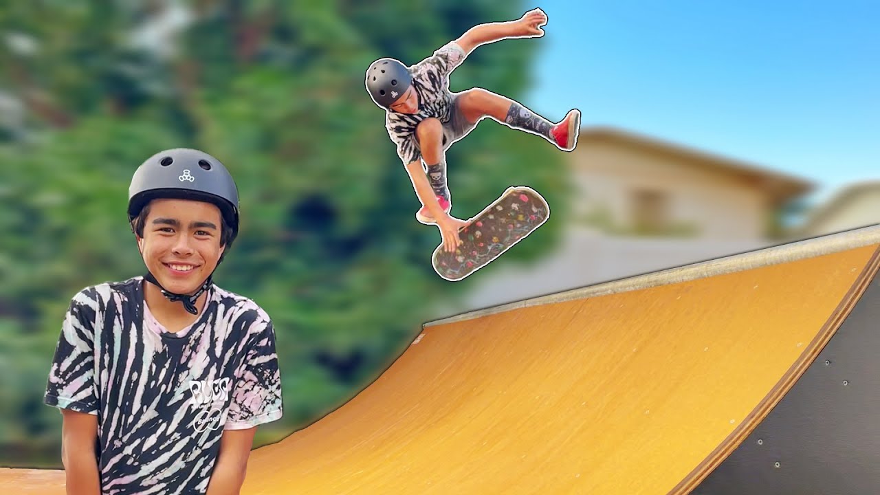 Skating Mini Ramps With INSANE 13 Year Old Skater | JD Sanchez