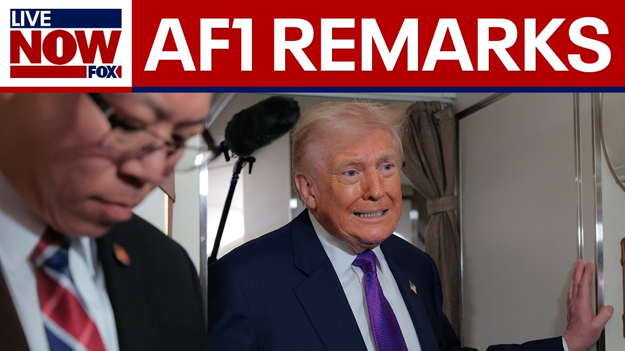 Trump talks Iran, Ex-Prince Andrew, & more on AF1