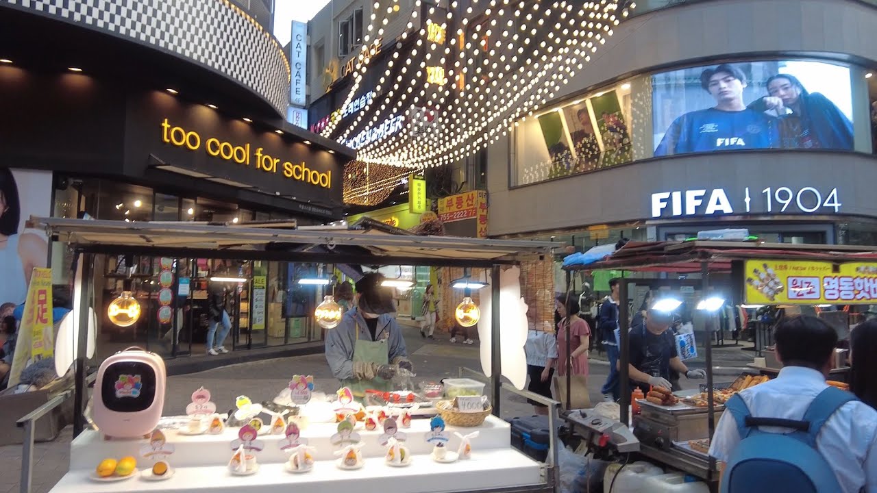 [4k]Amazing Myeongdong Shopping Street 1, Seoul 2023 | 명동