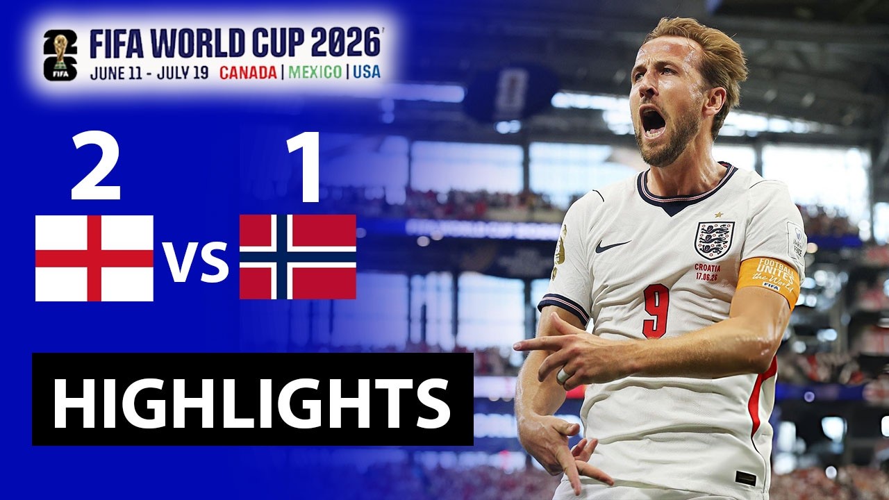 England Vs Norway 2-1 FIFA World Cup Goals Highlights 2026 | Harry Kane Vs Erling Haaland Highlights