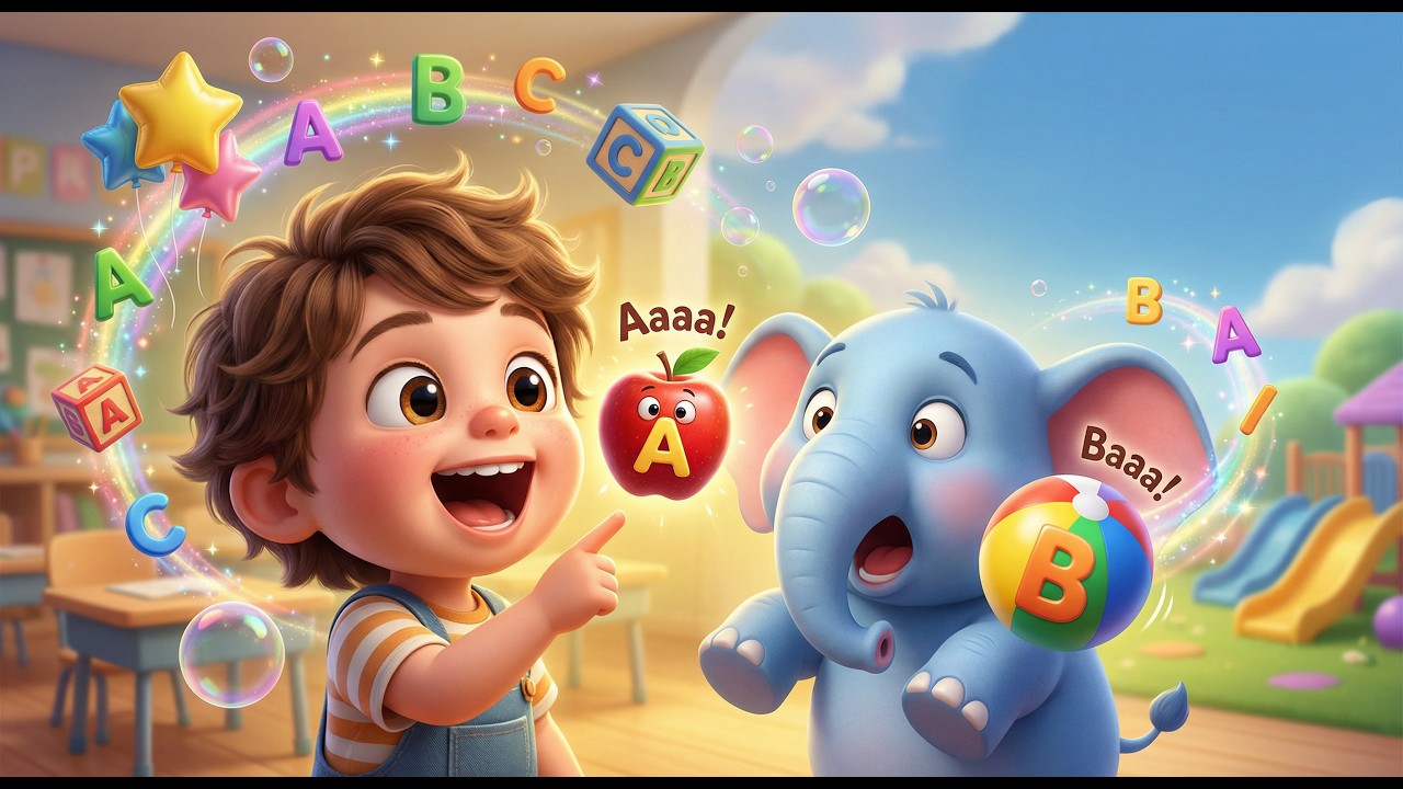 Phonics Alphabets A to Z | A Se Apple Aaaa, B Se Ball Baaa | ABC Song for Kids