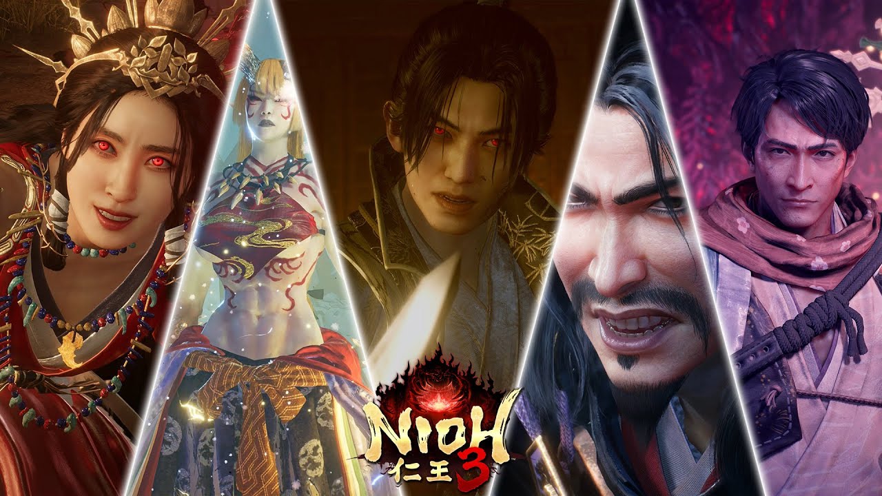 Nioh 3 - All Boss Fights & Ending (JP Dub) SPOILERS Ahead
