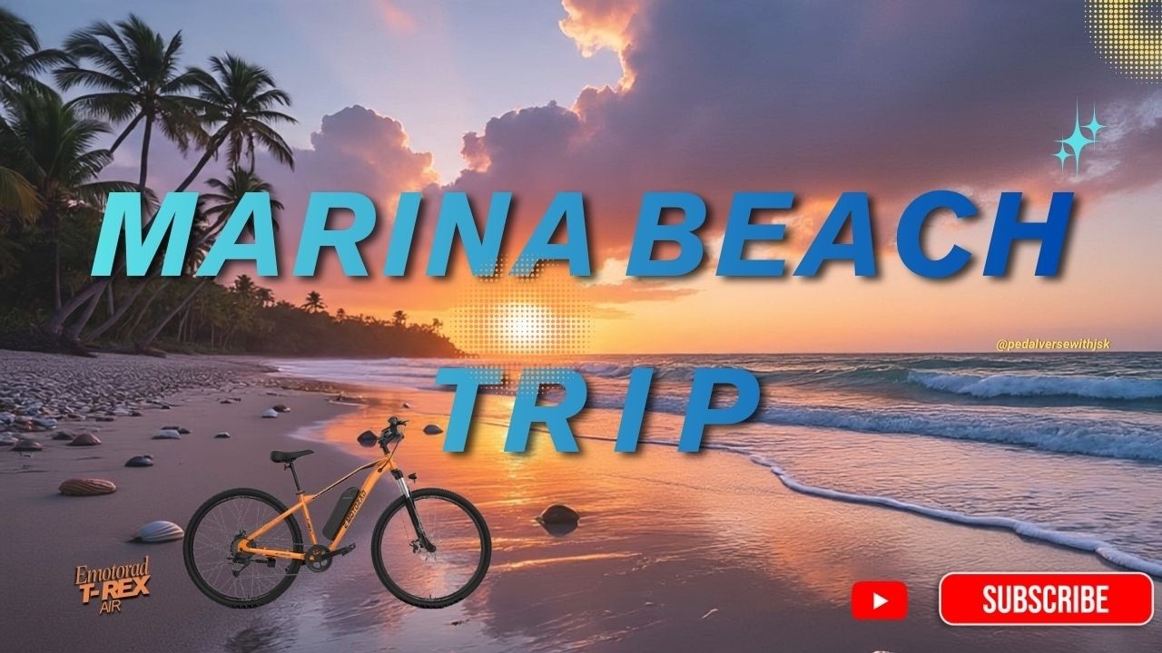 Marina Beach Cycling Ride via Mount Road | Chennai Sunrise Cycling Vlog Tamil 🌅 #cycling