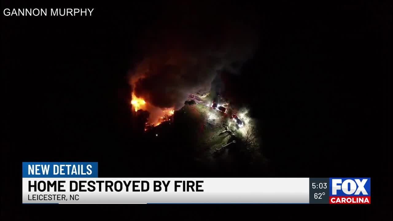 NC home destroyed in early-morning fire