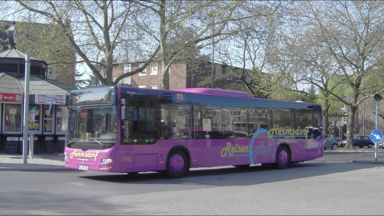 [Sound] Bus MAN NL 280 | ME-HR 9216 | Hermsdorf Reisen, Ratingen (Kreis Mettmann)