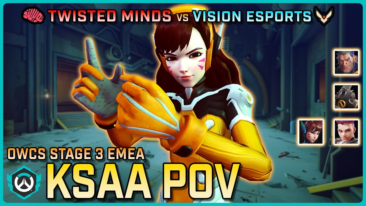 [ KSAA ] DEADLY D.VA | Twisted Minds vs Vision Esports | OWCS EMEA Stage 3