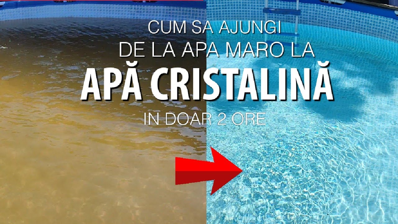 Cum sa ajungi de la apa maro la apa cristalina in piscina - in doar doua ore