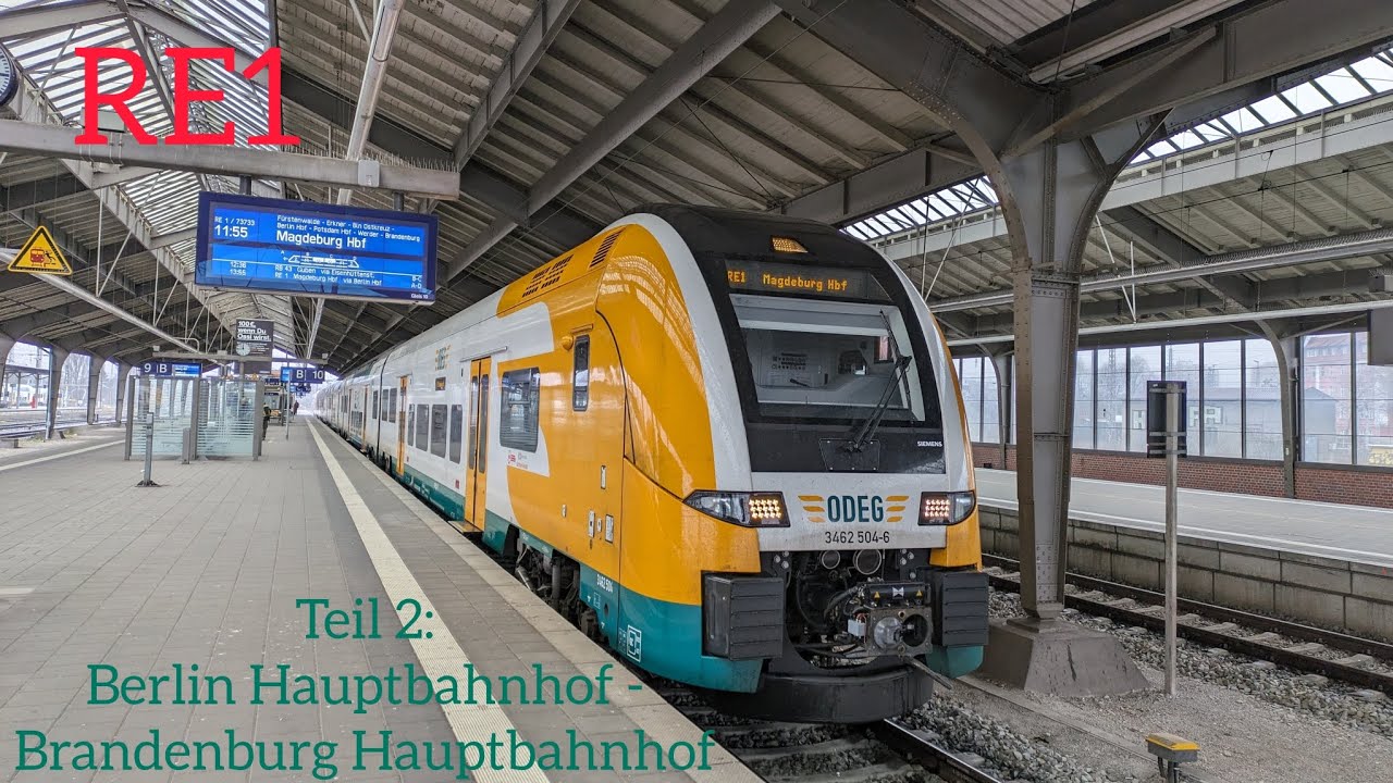 ODEG|Mitfahrt im Desiro HC auf dem kompletten RE1 von Frankfurt (Oder) bis Magdeburg Hbf (Teil 2)