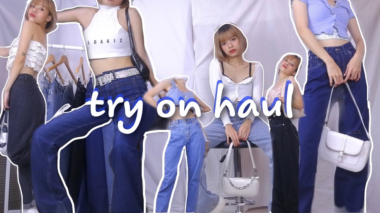 TRY ON HAUL // 3 kiểu quần jeans cho cô nàng chân ngắn, đùi to // Beauty by Ha