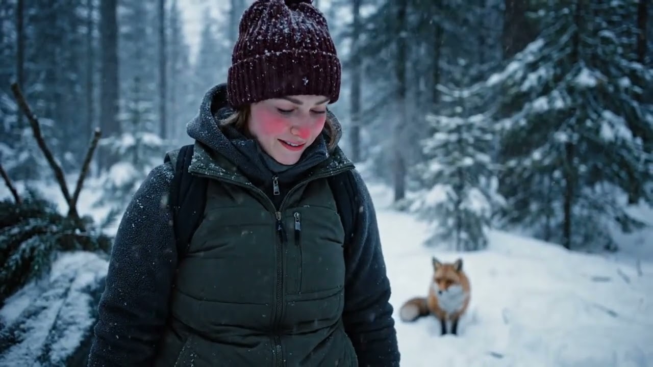 THE SNOWFALL SHELTER | She BUILDS a SAFE HAVEN Before NIGHTFALL