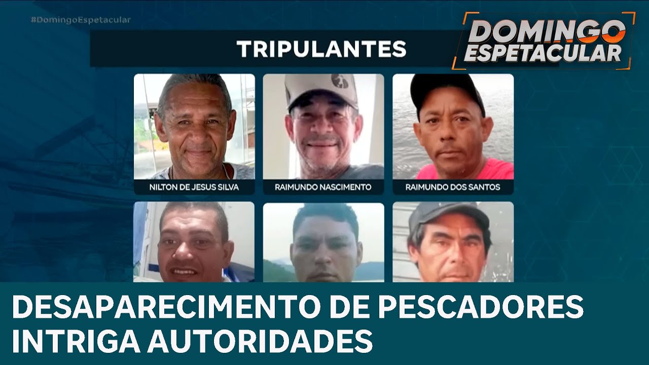Desaparecimento de pescadores intriga autoridades no litoral do Rio de Janeiro | DOMINGO ESPETACULAR