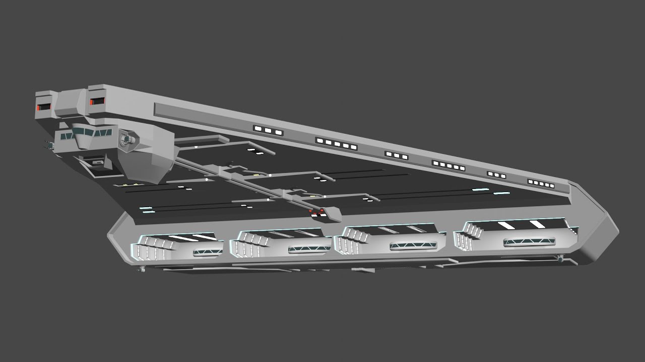 Quasar Fire Cruiser Carrier - Star Wars - Render Test