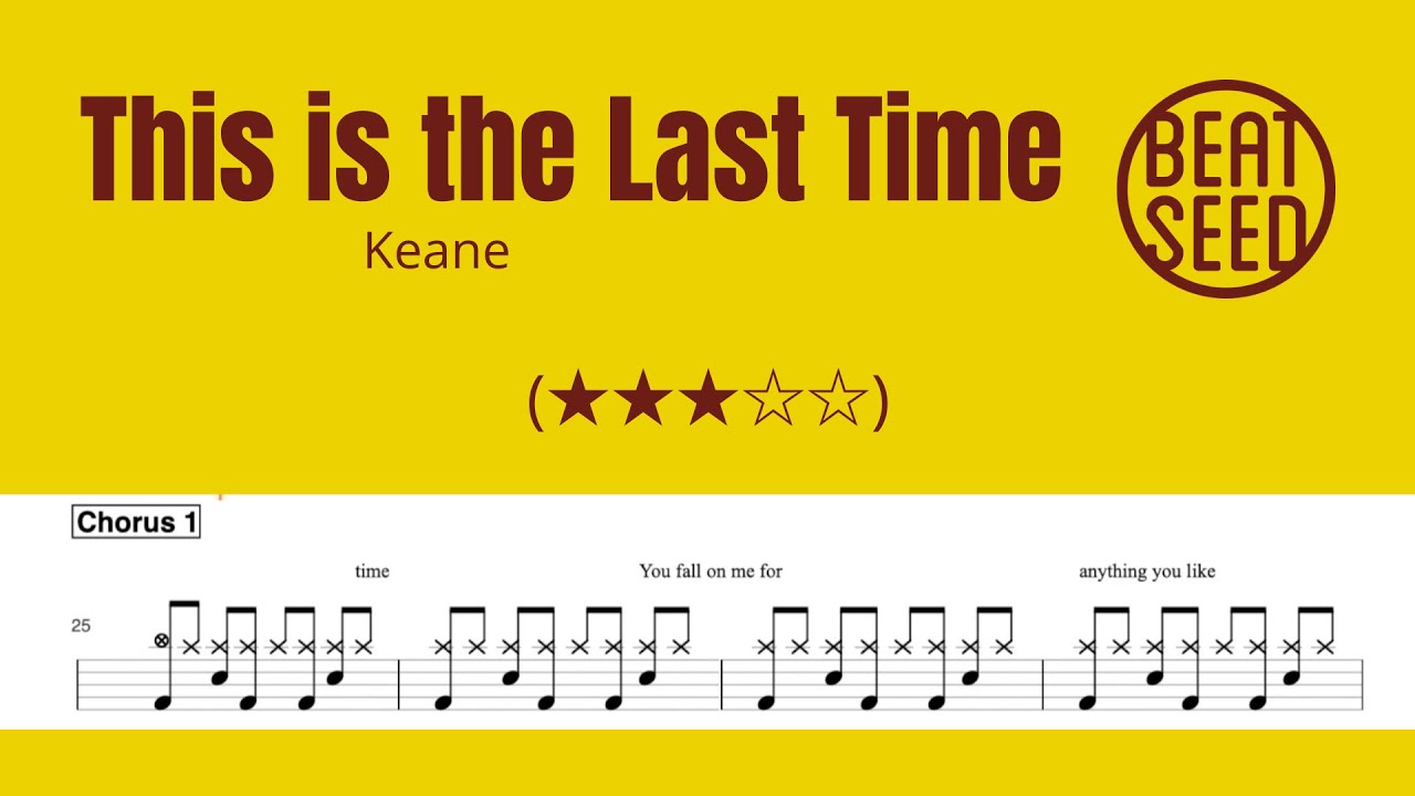 This Is the Last Time (★★★☆☆) -  Keane